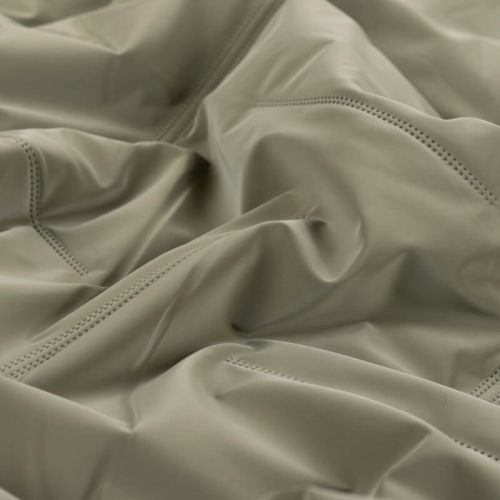 Tissu matelassé doudoune kaki clair