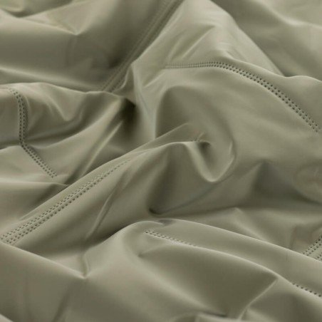 Tissu matelassé doudoune kaki clair