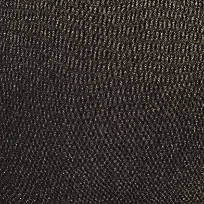 Tissu jersey scintillant noir/doré