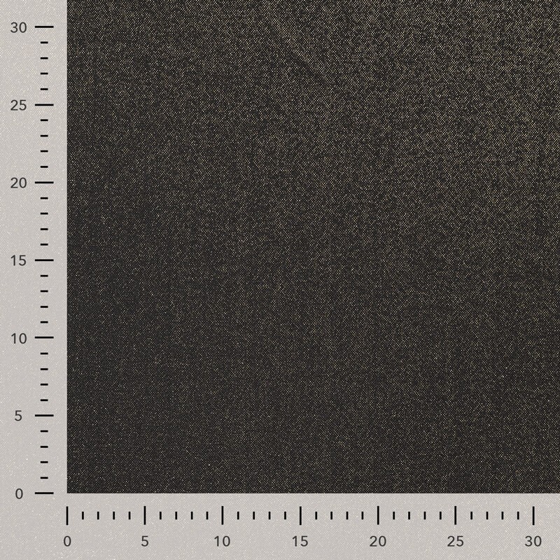 Tissu jersey scintillant noir/doré
