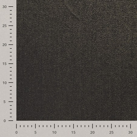 Tissu jersey scintillant noir/doré