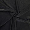 Tissu jersey scintillant noir/argent