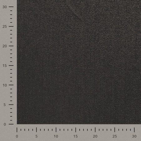 Tissu jersey scintillant noir/argent