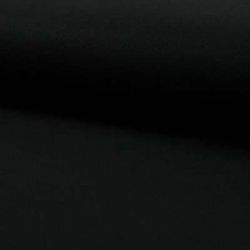 Tissu manteau style caban noir 