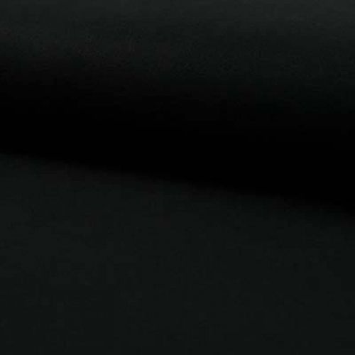 Tissu manteau style caban noir 