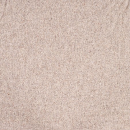 Tissu lainage écru 100% laine Merino, larg 140 cm