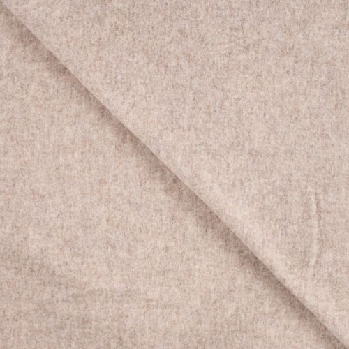 Tissu lainage écru 100% laine Merino, larg 140 cm