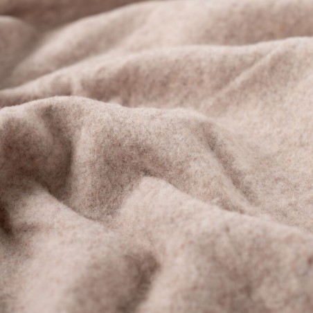 Tissu lainage écru 100% laine Merino, larg 140 cm