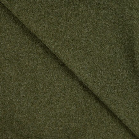 Tissu lainage kaki 100% laine Merino, larg 140 cm