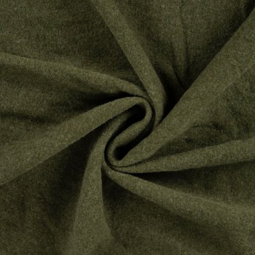 Tissu lainage kaki 100% laine Merino, larg 140 cm