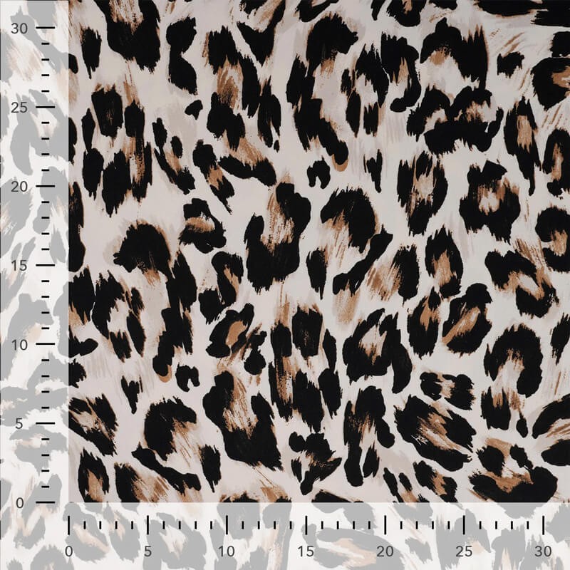 Tissu viscose stretch lourde léo sable Tissu viscose stretch lourde léo sable