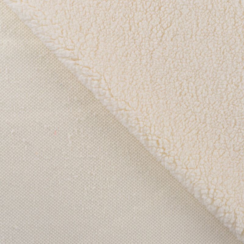 Tissu sherpa écru Tissu sherpa écru