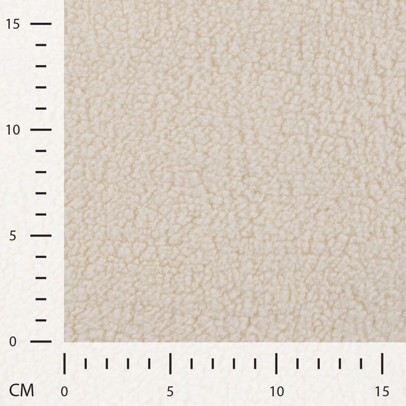 Tissu sherpa écru Tissu sherpa écru