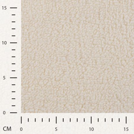 Tissu sherpa écru