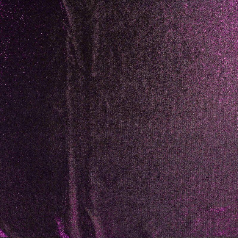 Tissu jersey velours avec lurex fuchsia Tissu jersey velours avec lurex fuchsia