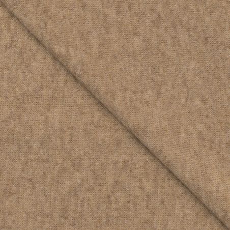 Tissu tricot Dimphy camel 