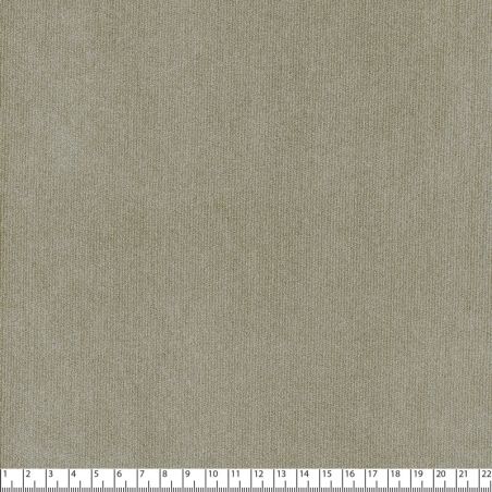 Tissu velours scintillant or fond latte