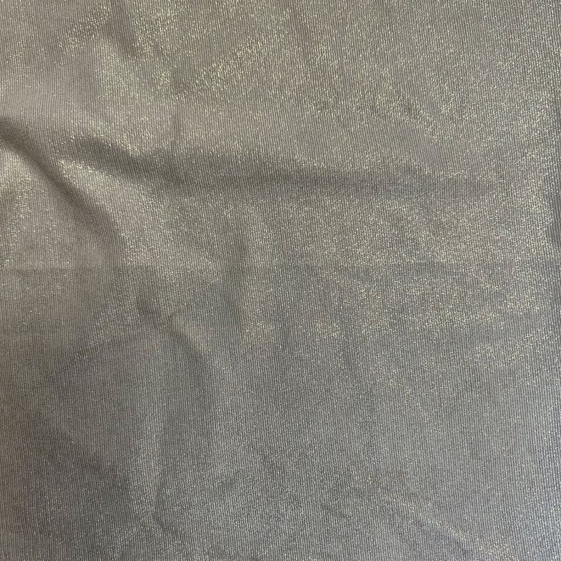 Tissu velours scintillant or fond latte Tissu velours scintillant or fond latte