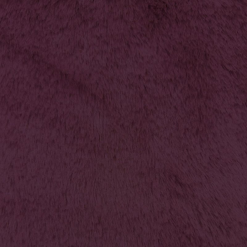 Tissu fourrure Castorini prune Tissu fourrure Castorini prune