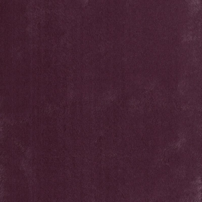 Tissu fourrure Castorini prune Tissu fourrure Castorini prune
