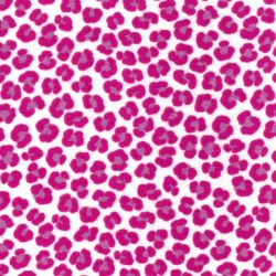 Tissu flannel léo rose