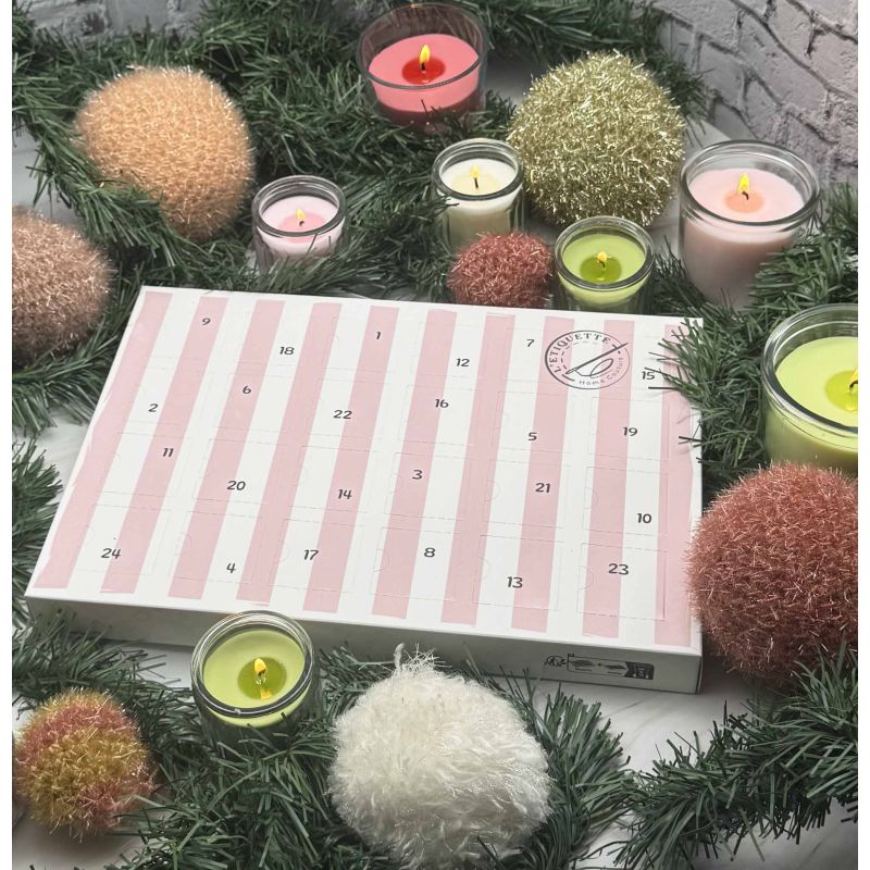 Calendrier de l'avent étiquettes Home Couture