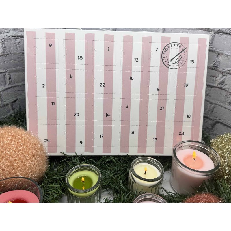 Calendrier de l'avent étiquettes Home Couture