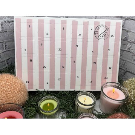 Calendrier de l'avent étiquettes Home Couture