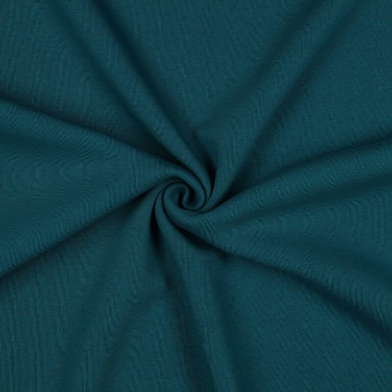 Tissu sweat épais bleu canard Tissu sweat épais bleu canard