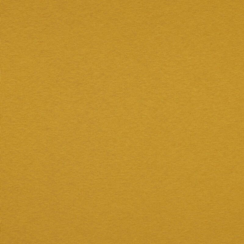 Tissu sweat épais moutarde  Tissu sweat épais moutarde