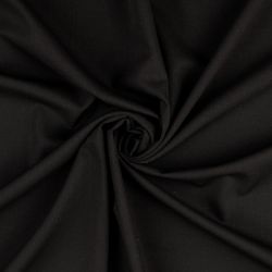 Tissu twill lainage pantalon noir 