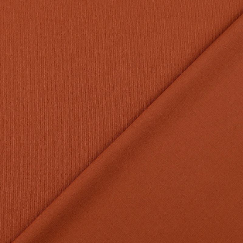 Tissu twill lainage pantalon terracotta Tissu twill lainage pantalon terracotta