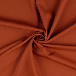 Tissu twill lainage pantalon terracotta 