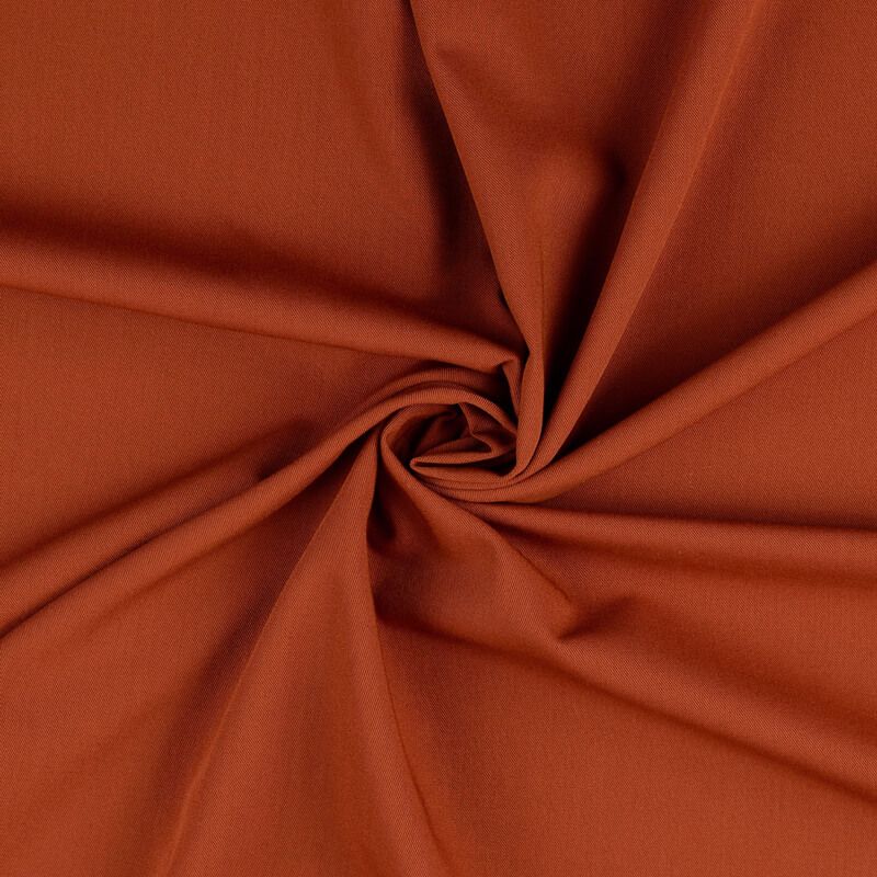 Tissu twill lainage pantalon terracotta Tissu twill lainage pantalon terracotta