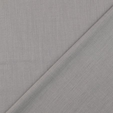 Tissu twill lainage pantalon gris clair 