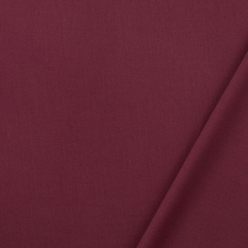 Tissu twill lainage pantalon bordeaux Tissu twill lainage pantalon bordeaux