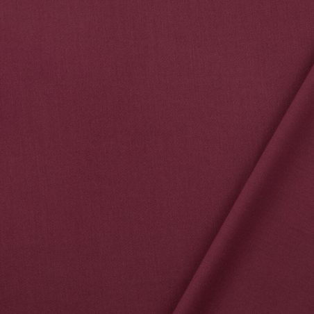 Tissu twill lainage pantalon bordeaux 
