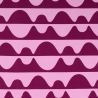Tissu French Terry wave parme/violet