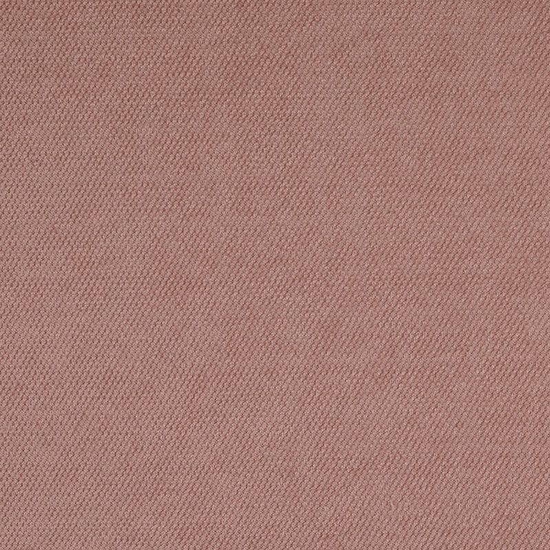 Tissu chenille rose doublé fourrure rose