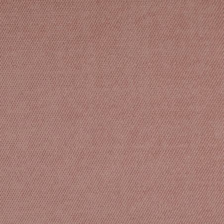 Tissu chenille rose doublé fourrure rose
