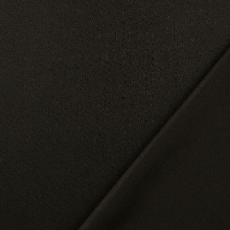 Tissu Trench Coat déperlant noir 