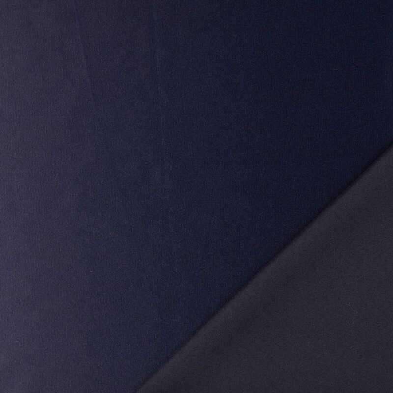 Tissu satin duchesse extensible marine