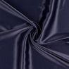 Tissu satin duchesse extensible marine