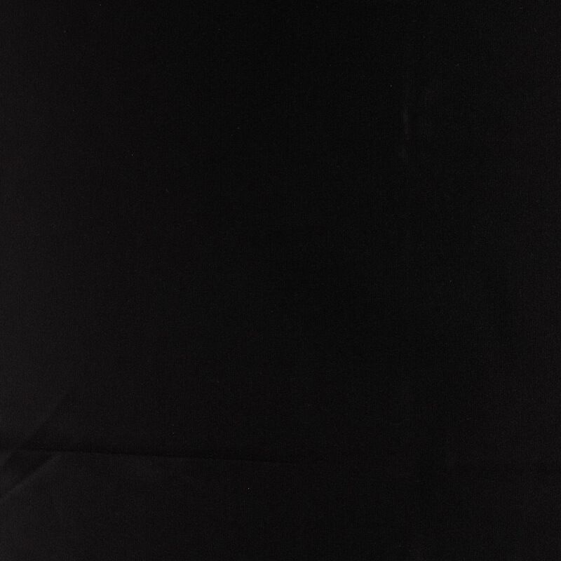 Tissu satin duchesse extensible noir 