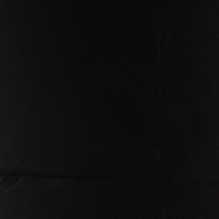 Tissu satin duchesse extensible noir 