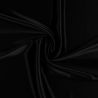 Tissu satin duchesse extensible noir 
