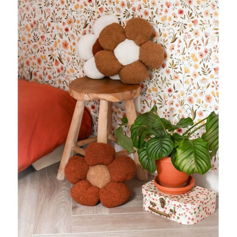 Tissu fourrure bouclette teddy marron glacé Tissu fourrure bouclette teddy marron glacé