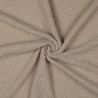Tissu fourrure bouclette teddy marron glacé Tissu fourrure bouclette teddy marron glacé