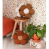 Tissu fourrure bouclette teddy caramel  Tissu fourrure bouclette teddy caramel