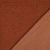 Tissu fourrure bouclette teddy caramel  Tissu fourrure bouclette teddy caramel